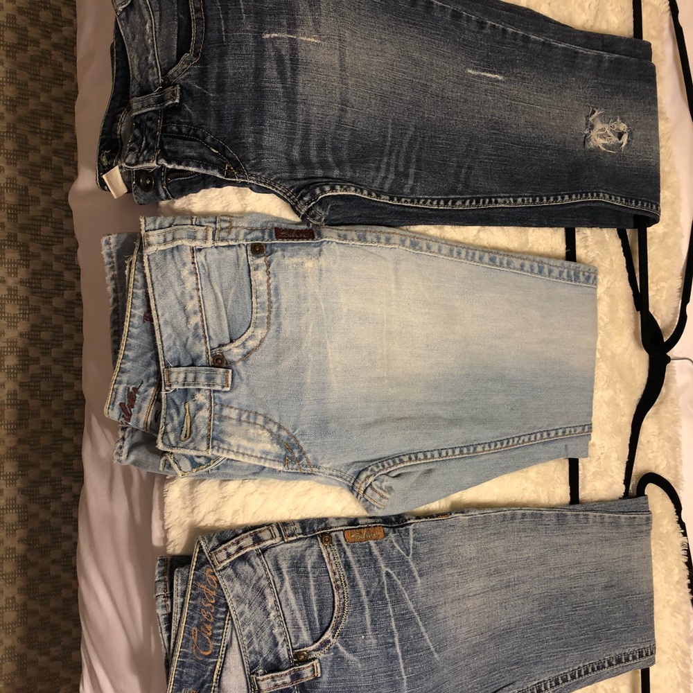 Silver jeans